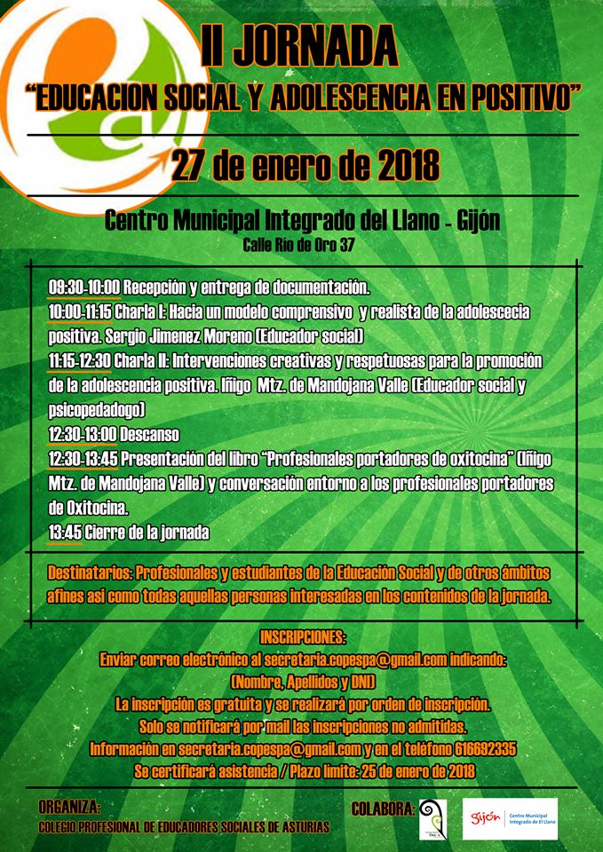 Cartel Jornadas Eduaccion social
