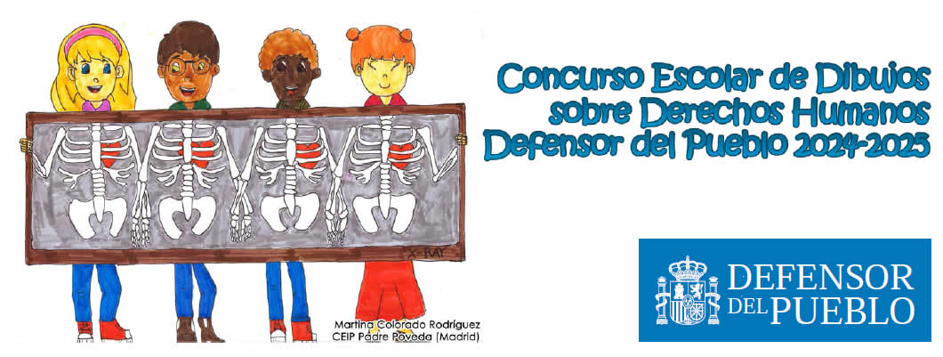 XX Edición Concurso Escolar de Dibujos sobre Derechos Humanos 2024. Defensor del Pueblo XX Edición Concurso Escolar de Dibujos sobre Derechos Humanos 2024. Defensor del Pueblo
