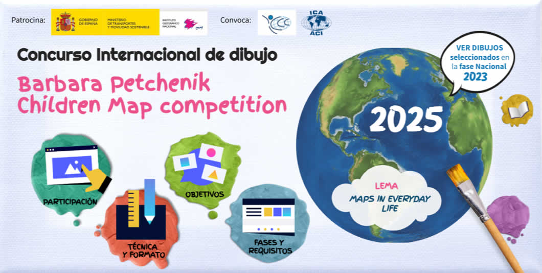 Concurso Bárbara Petchenik Children’s Map Competition 2025. Instituto Geográfico Nacional Concurso Bárbara Petchenik Children’s Map Competition 2025. Instituto Geográfico Nacional