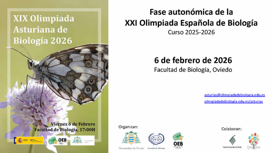 XIX Olimpiada Española de Biología 2025-26. Fase autonómica