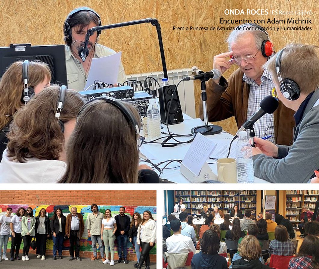 Onda Roces. Proyecto Radio escolar del IES Roces (Gijón). Actividades Premio P. Asturias de Com. y Humanidades