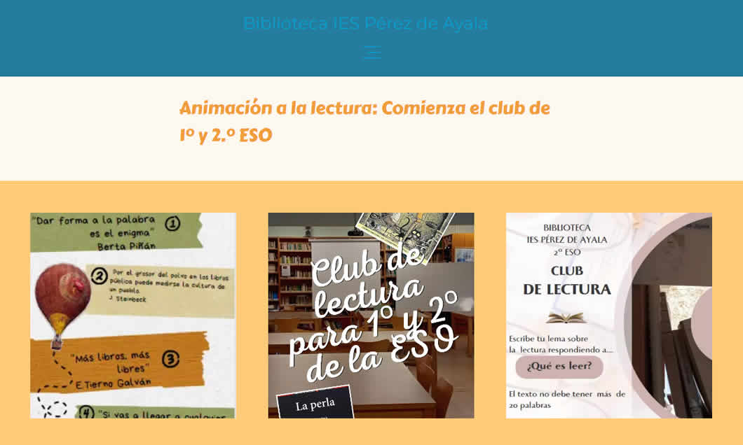 09-2023. Club de lectura internacional en la Biblioteca del IES Pérez de Ayala