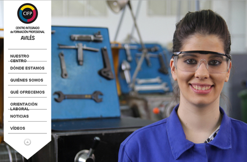 Portada web CIFP de Avilés