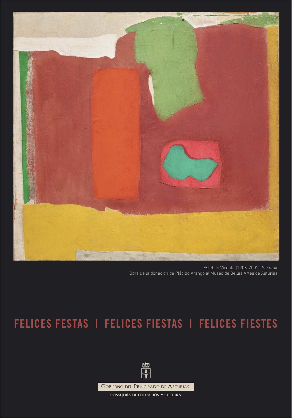 Consejería de Educación y Cultura. Felicitación navideña 2018