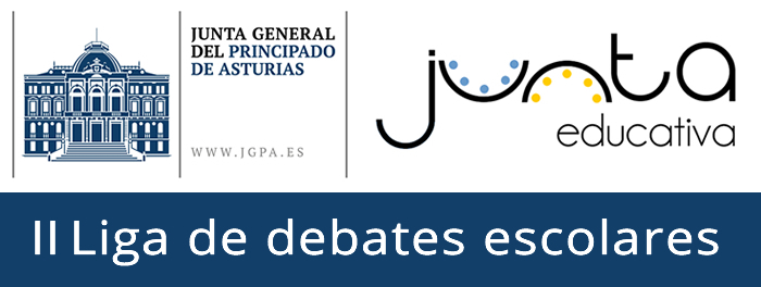 II Liga de debate. Junta General del Principado y Consejería de Educación y Cultura