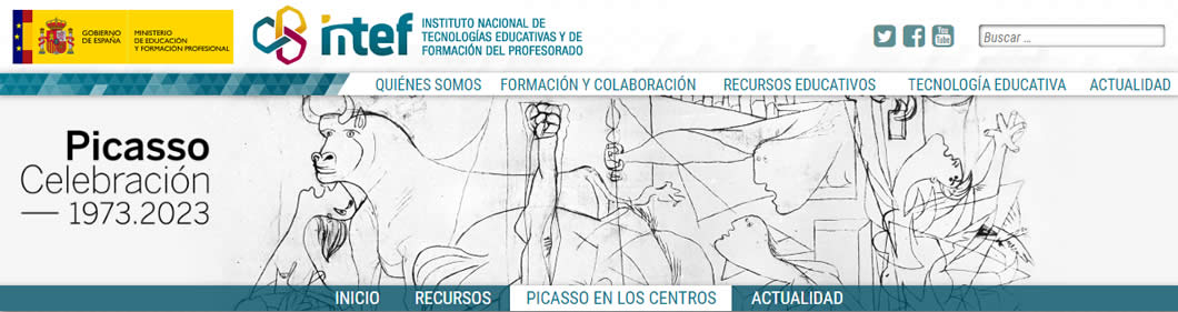 2023: Año Picasso. Picasso en los centros (INTEF)