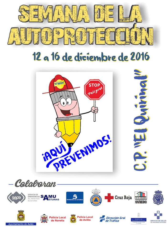 Semana de la autoprotección. CP El Quirinal (Avilés)