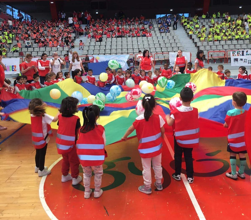 Grupo de E. Infantil Mandilones de colores. Proyecto Exploradores espaciales. Yinkana espacial