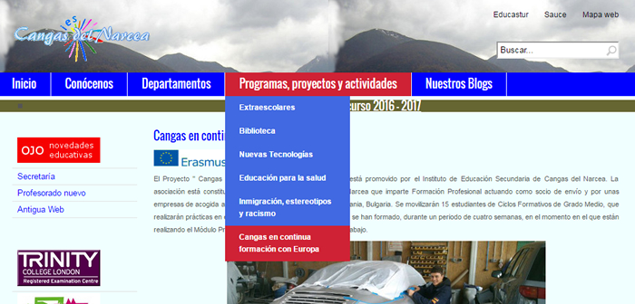 Erasmus+ en el IES Cangas del Narcea