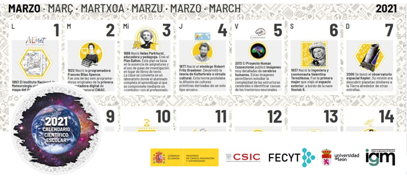 Calendario Científico Escolar Calendario Científico Escolar