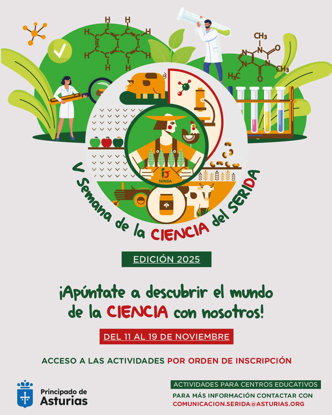 Semana de la Ciencia del SERIDA 2025 Semana de la Ciencia del SERIDA 2025