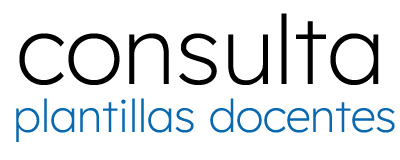 Consulta de plantillas docentes