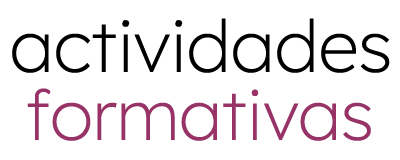 Actividades formativas