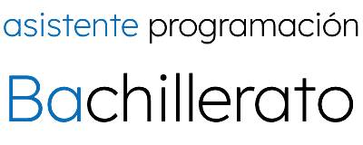 Asistente de programación (Bachillerato)